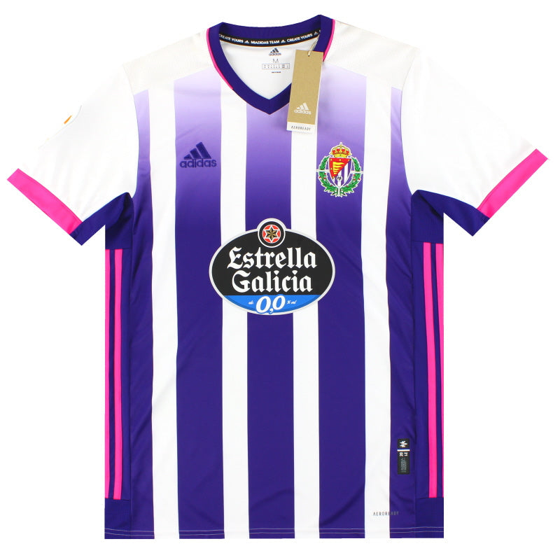 2020-21 Real Valladolid adidas Authentic Home Shirt *w/tags* M - Classic Football Kit