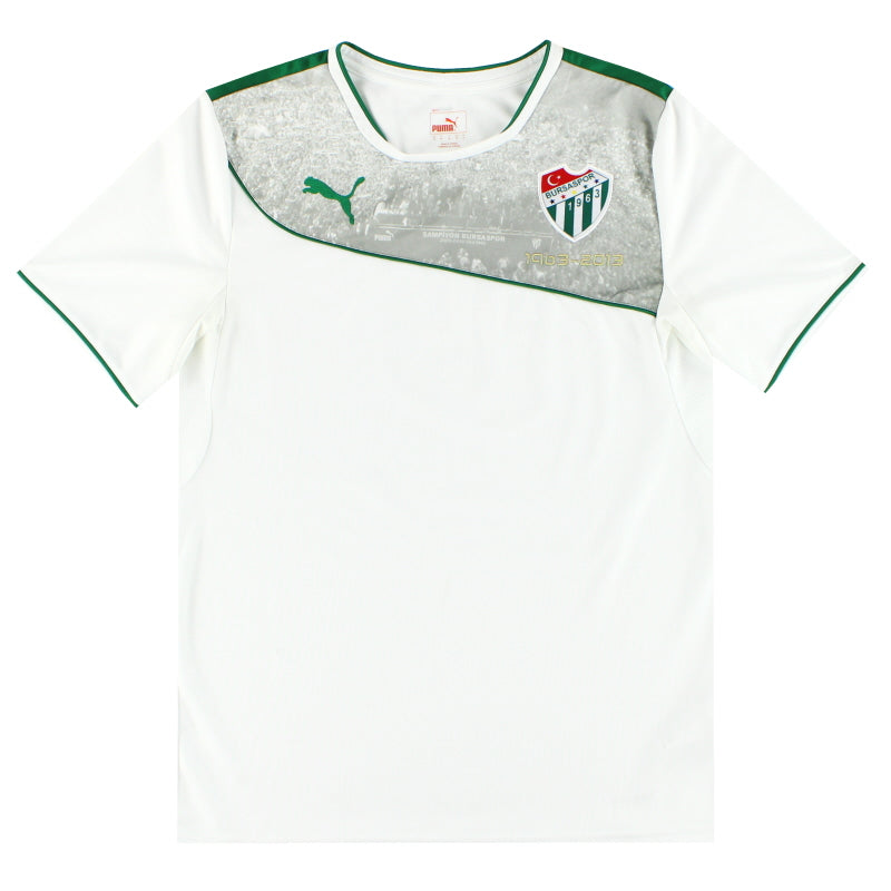 2013-14 Bursaspor Puma '50 Year Anniversary' Fourth Shirt M - Classic Football Kit