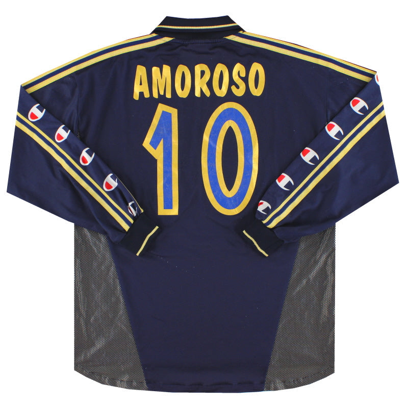 2000-01 Parma Champion Third Shirt Amoroso #10 L/S XL - Classic Football Kit