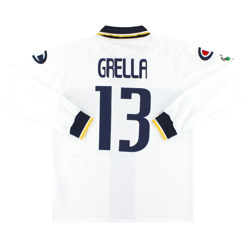 2005-06 Parma Champion Home Shirt L/S Grella #13 *Mint* XL - Classic Football Kit