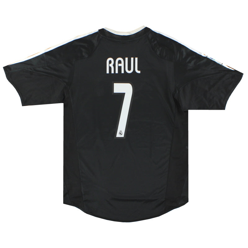 2004-05 Real Madrid adidas Away Shirt Raul #7 S - Classic Football Kit