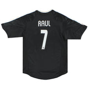 2004-05 Real Madrid adidas Away Shirt Raul #7 M - Classic Football Kit