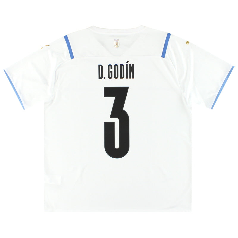 2021-22 Uruguay Puma Away Shirt D.Godin #3 *w/tags* XL - Classic Football Kit
