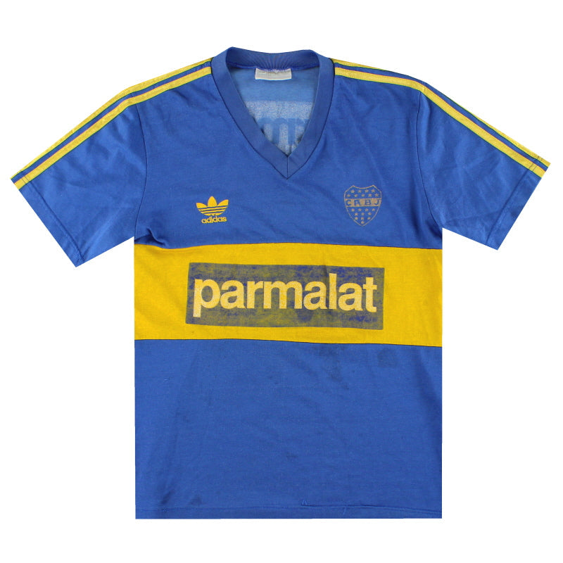 1991-92 Boca Juniors adidas Home Shirt M - Classic Football Kit