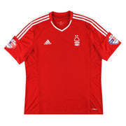 2014-15 Nottingham Forest adidas Match Issue Home Shirt Veldwijk #14 XL - Classic Football Kit