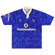 1991-93 Chelsea Umbro Home Shirt L - Classic Football Kit