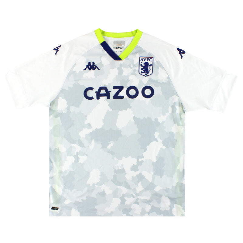2020-21 Aston Villa Kappa Kombat Third Shirt XXXL - Classic Football Kit