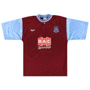 1990-91 West Ham Bukta Home Shirt S - Classic Football Kit
