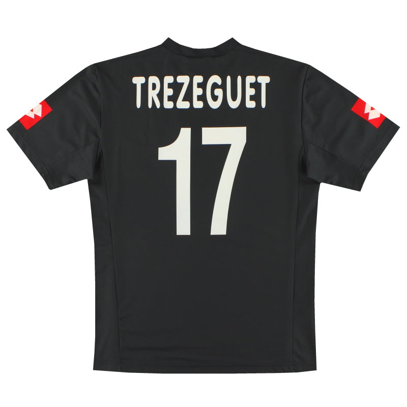2001-02 Juventus Lotto CL Away Shirt Trezeguet #17 *Mint* L - Classic Football Kit