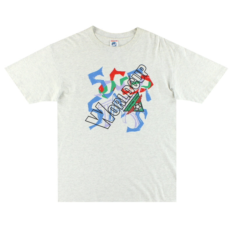 1990s World Cup Graphic Tee XL - Classic Football Kit