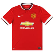 2014-15 Manchester United Nike Home Shirt M
