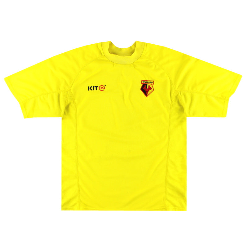 2001-02 Watford Home Shirt M - Classic Football Kit