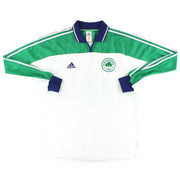 2000-01 Panathinaikos adidas Player Issue Away Shirt L/S *w/tags* XL - Classic Football Kit