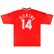 1996-97 Middlesbrough Errea Home Shirt Fleming #14 XXL - Classic Football Kit