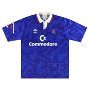 1991-93 Chelsea Umbro Home Shirt L - Classic Football Kit