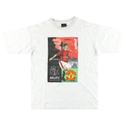 1996-99 Manchester United 'Solskjaer' Graphic Tee XL - Classic Football Kit