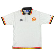 1996-97 Manchester United Umbro Polo Shirt M - Classic Football Kit