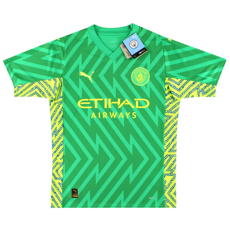 2023-24 Manchester City Puma Goalkeeper Shirt *w/tags* L - Classic Football Kit