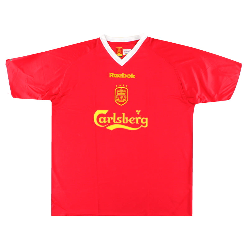 2001-03 Liverpool Reebok European Home Shirt XXL - Classic Football Kit