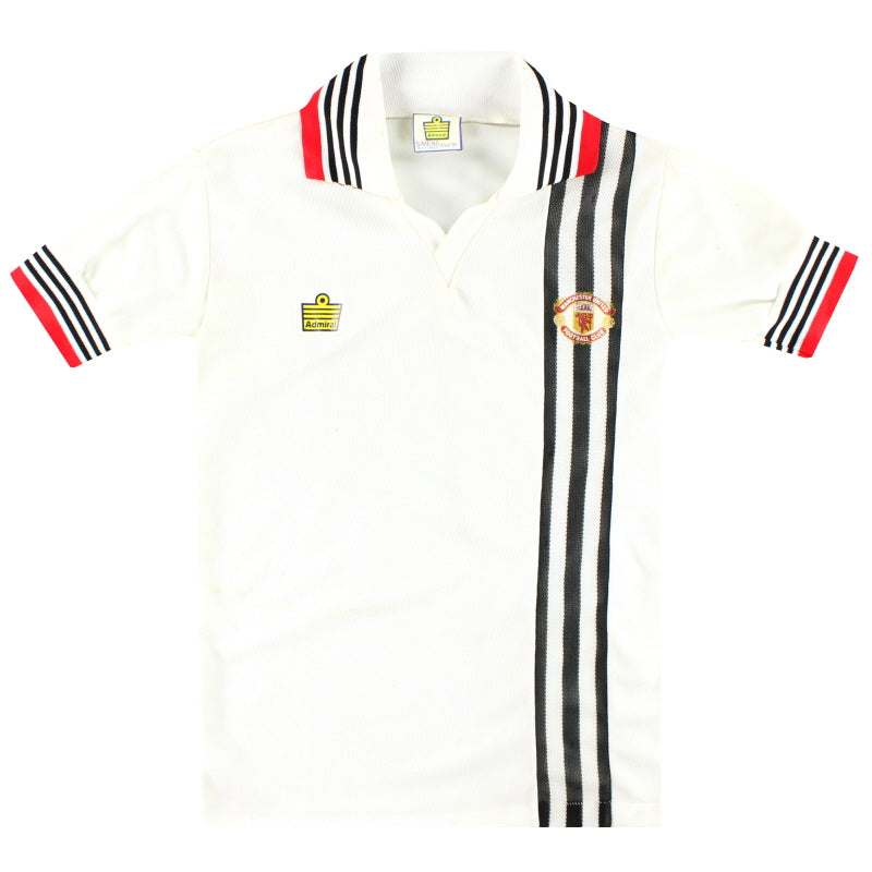 1975-80 Manchester United Admiral Away Shirt S - Classic Football Kit