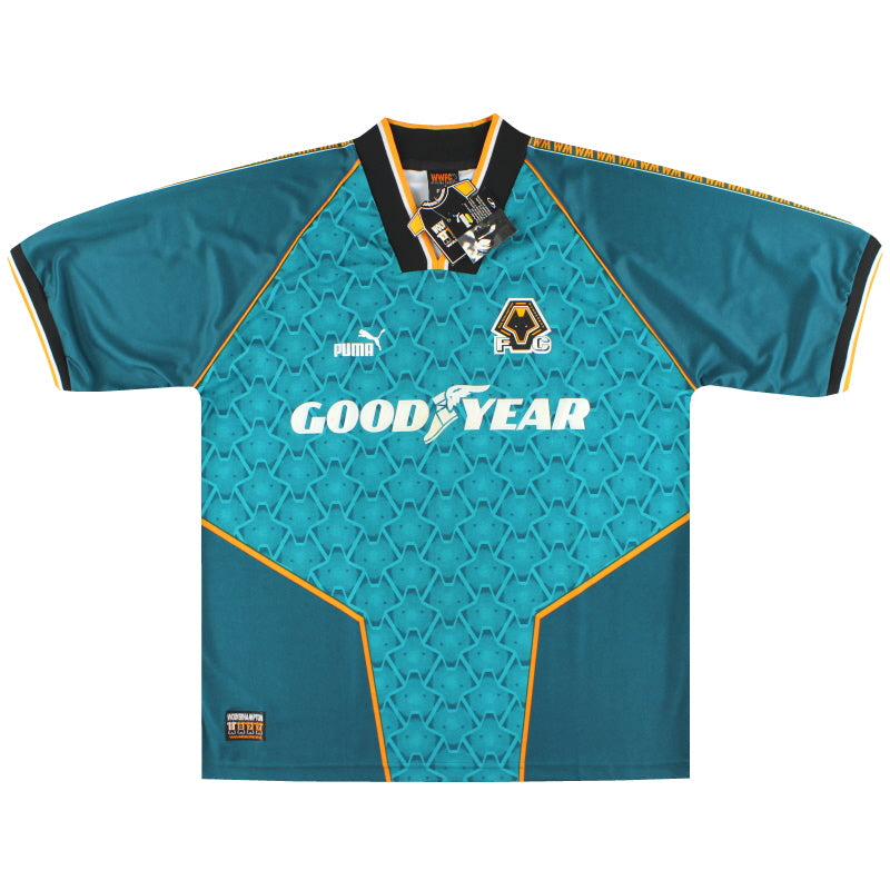 1996-97 Wolves Puma Away Shirt *w/tags* XL - Classic Football Kit