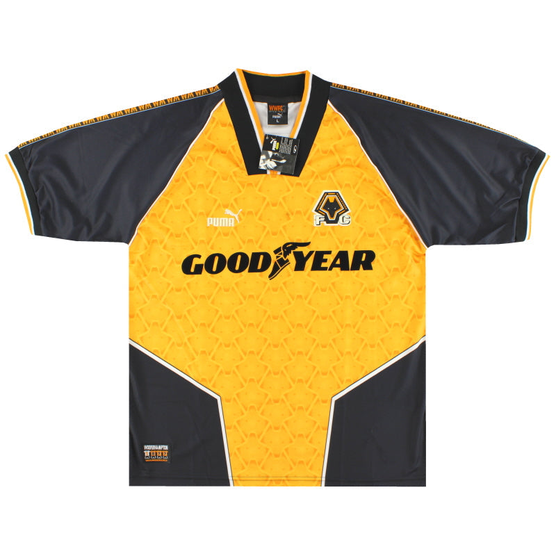 1996-98 Wolves Puma Home Shirt *w/tags* L - Classic Football Kit