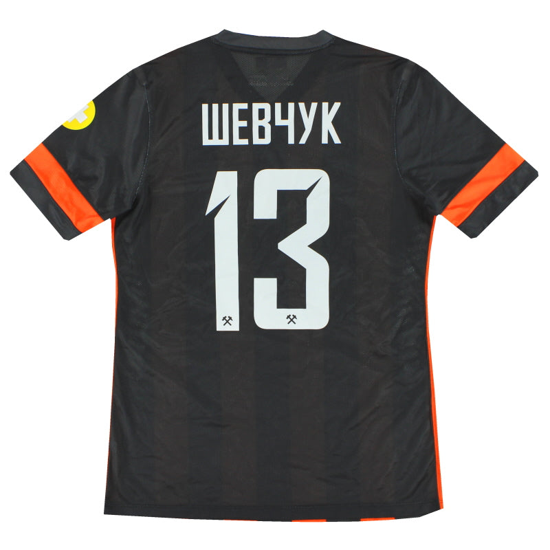 2013-15 Shakhtar Donetsk Nike Player Issue Home Shirt Шевчу́к #13 *w/tags* L - Classic Football Kit