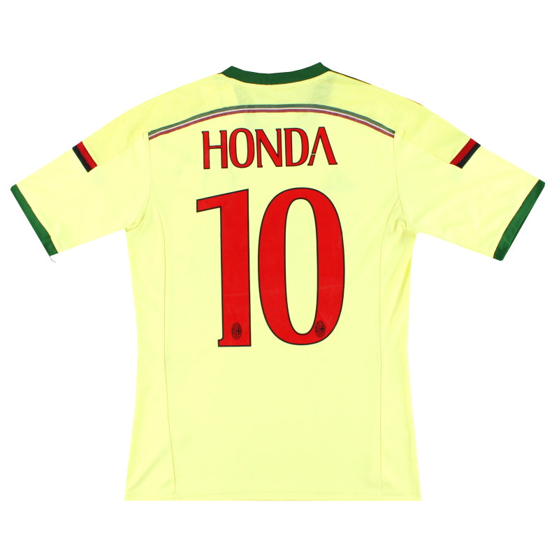2014-15 AC Milan adidas Third Shirt Honda #10 S - Classic Football Kit
