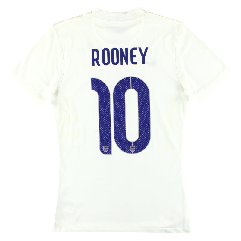 2014-15 England Nike Authentic Home Shirt Rooney #10 S - Classic Football Kit