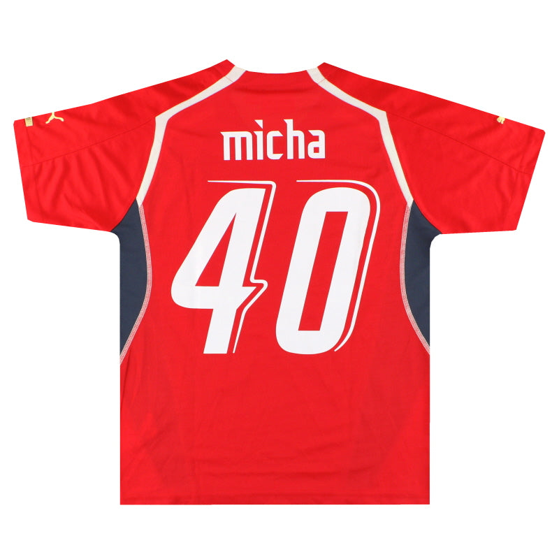 2004-05 Stuttgart Puma Training Shirt Micha #40 S - Classic Football Kit