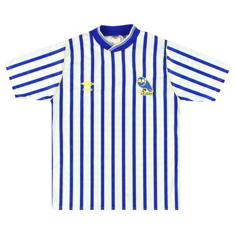 1987-89 Sheffield Wednesday Umbro Home Shirt S - Classic Football Kit