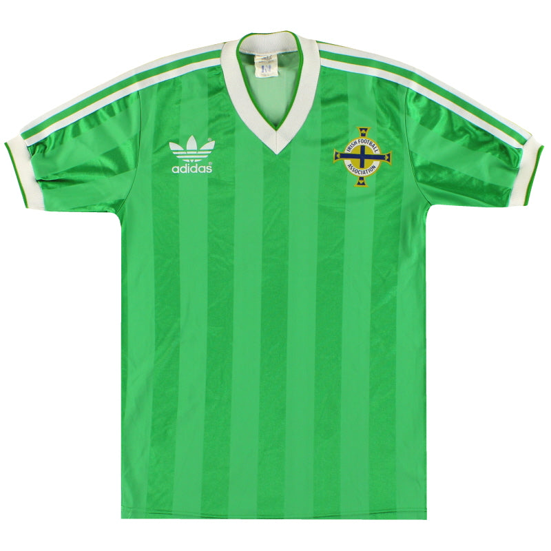 1985-86 Northern Ireland adidas Home Shirt S - Classic Football Kit