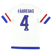 2015-16 Chelsea adidas Away Shirt Fabregas #4 S - Classic Football Kit