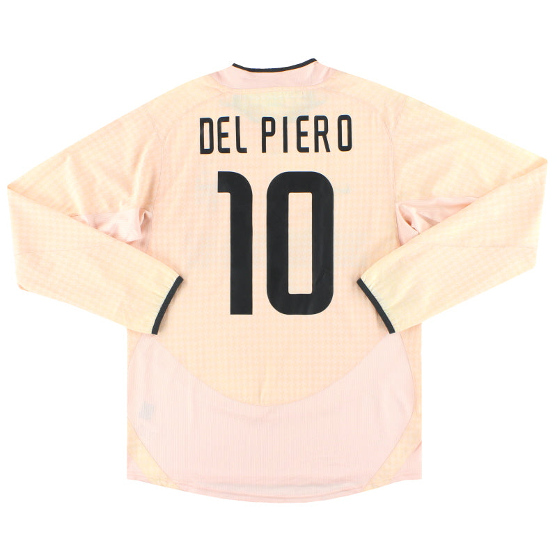 2003-04 Juventus Nike Away Shirt Del Piero #10 L/S - Classic Football Kit