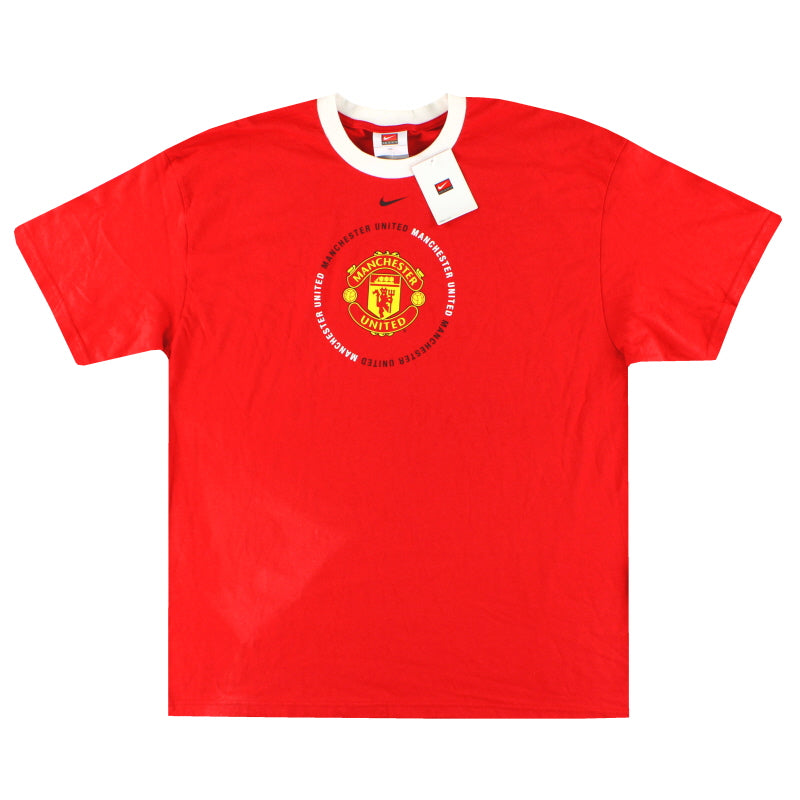 2007-08 Manchester United Nike Graphic Tee *w/tags* XL - Classic Football Kit
