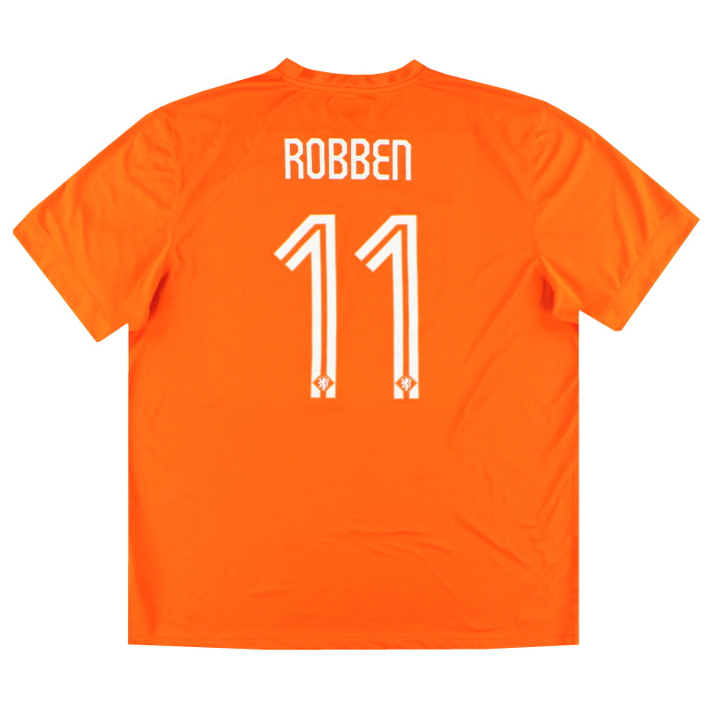 2014-15 Holland Nike Home Shirt Robben #11 XXL - Classic Football Kit
