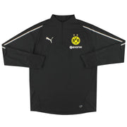 2018-19 Dortmund Puma 1/4 Zip Training Top L - Classic Football Kit