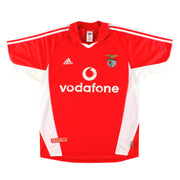 2001-02 Benfica adidas Home Shirt M - Classic Football Kit