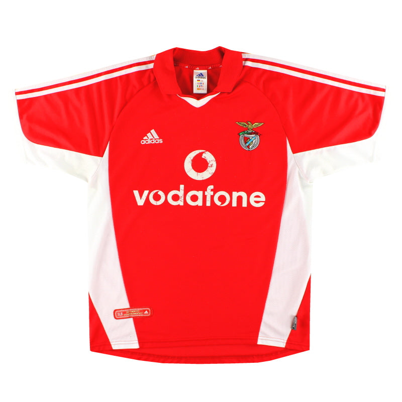 2001-02 Benfica adidas Home Shirt M - Classic Football Kit