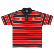 1996-97 Manchester United Umbro Polo Shirt XXL - Classic Football Kit