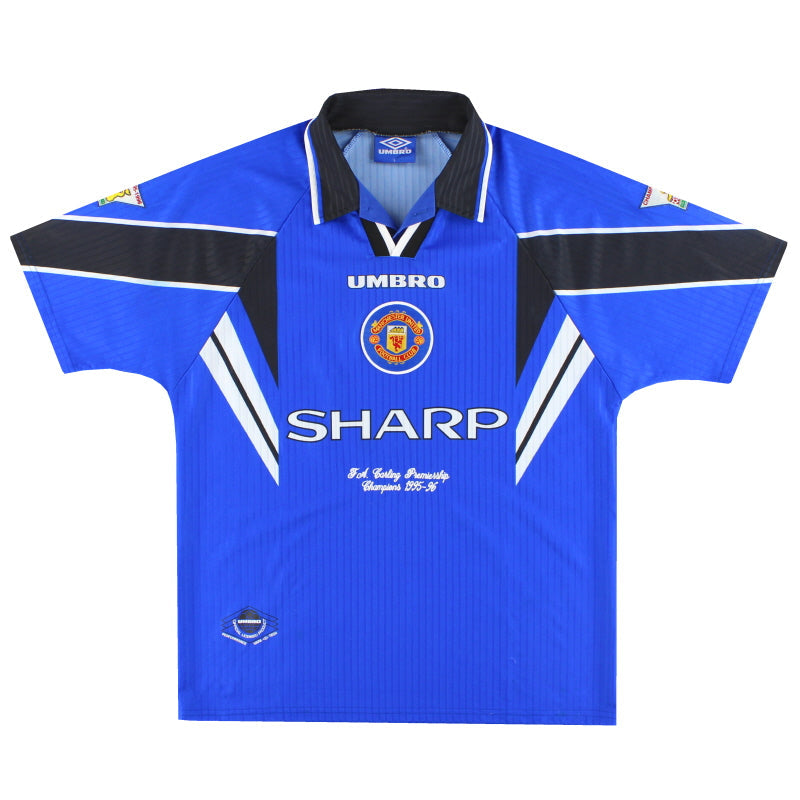 1996-97 Manchester United Umbro 'Champions' Third Shirt L