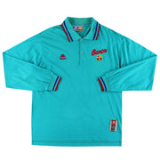 1992-95 Barcelona Kappa Polo Shirt L/S *Mint* - Classic Football Kit