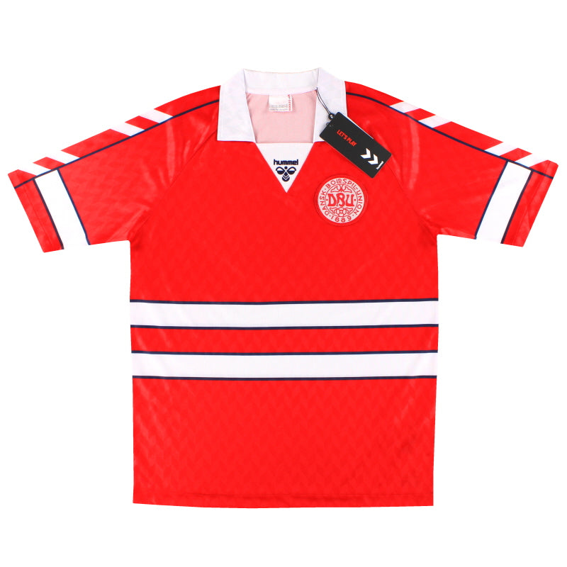 1988 Denmark Hummel 'Euro 88' Icon Shirt *BNIB* L - Classic Football Kit