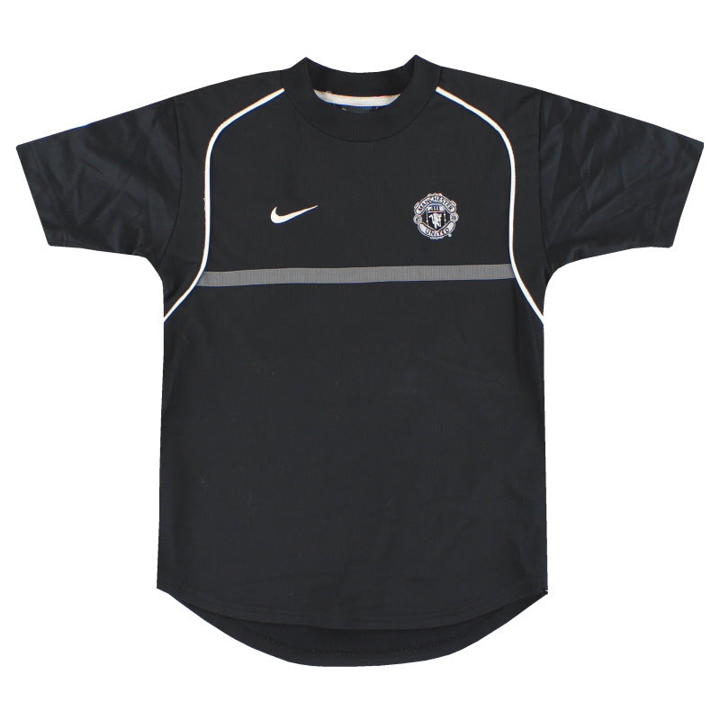 2002-03 Manchester United Nike Training Shirt M.Boys - Classic Football Kit