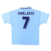 1995-97 Manchester City Umbro Home Shirt Kinkladze #7 M - Classic Football Kit