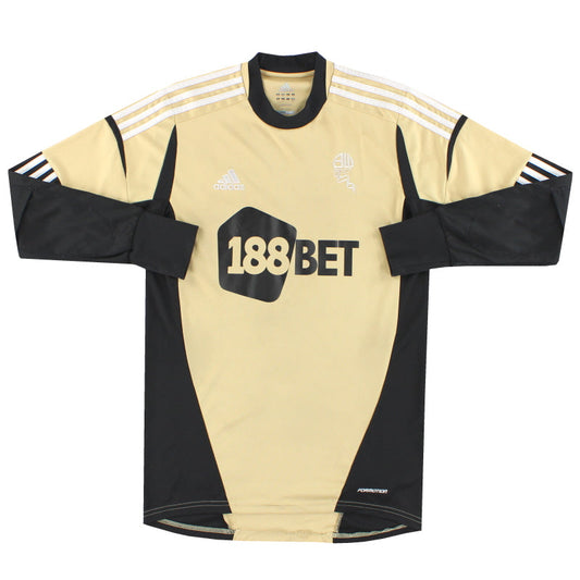 2012-13 Bolton adidas Player Issue Goalkeeper Shirt #1 L/S