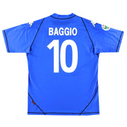 2003-04 Brescia Kappa Home Shirt Baggio #10 *Mint* L