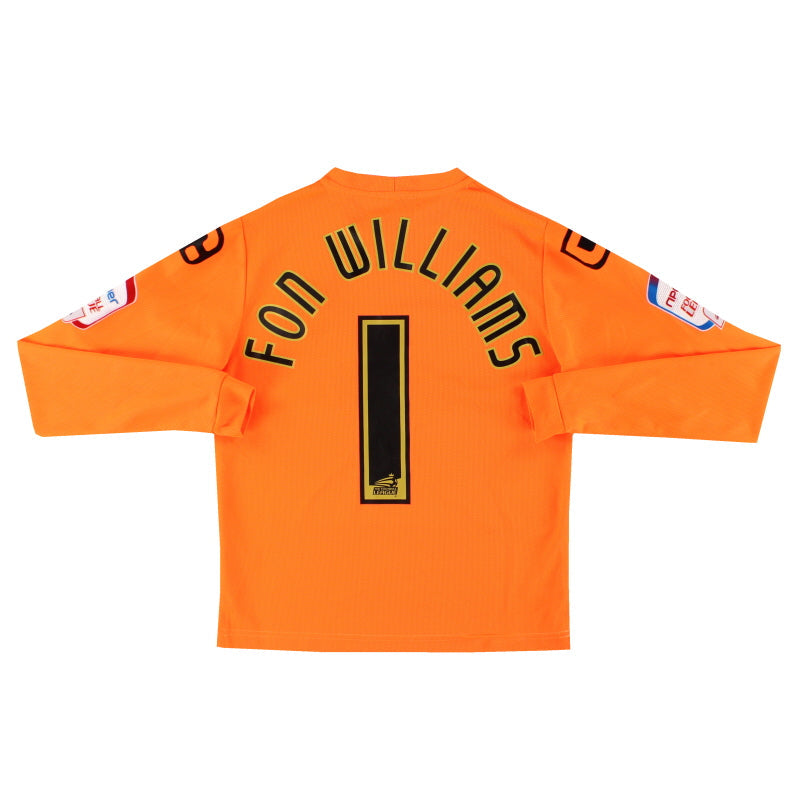 2011-12 Tranmere Rovers Carbrini Goalkeeper Shirt Fon Williams #1 M.Boys - Classic Football Kit