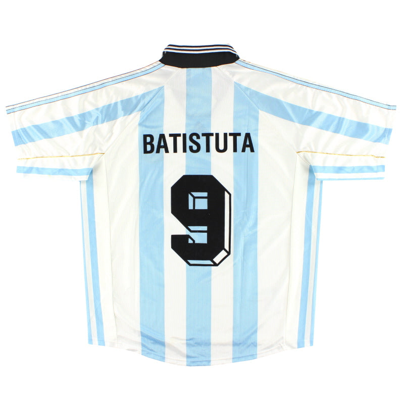 1998-99 Argentina adidas Home Shirt Batistuta #9 XL