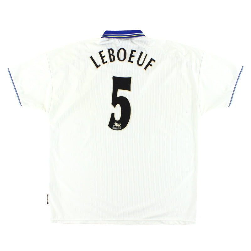 1998-00 Chelsea Umbro Away Shirt Lebouef #5 XXL - Classic Football Kit